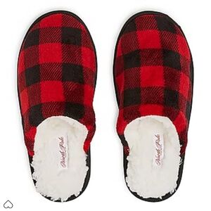 NEW!! North Pole Trading Co. Cozy Buffalo Unisex Adult Slippers- (NWT)
